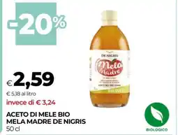Coop ACETO DI MELE BIO MELA MADRE DE NIGRIS offerta
