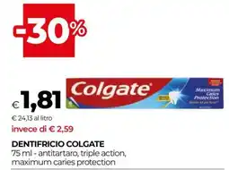 Coop DENTIFRICIO COLGATE offerta