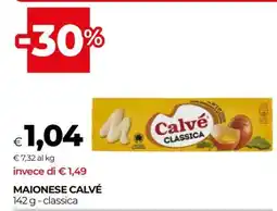 Coop MAIONESE CALVÈ offerta