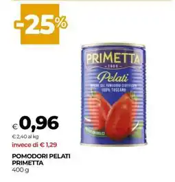 Coop POMODORI PELATI PRIMETTA offerta