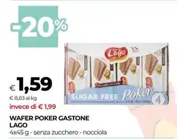 Coop WAFER POKER GASTONE LAGO offerta