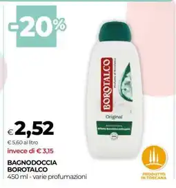 Coop Bagnodoccia Borotalco offerta