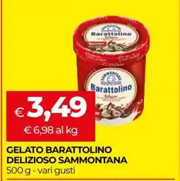 Coop GELATO BARATTOLINO DELIZIOSO SAMMONTANA offerta