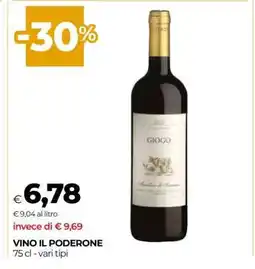 Coop VINO IL PODERONE offerta