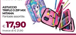 Coop ASTUCCIO TRIPLO 3 ZIP MIX MITAMA offerta