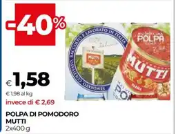 Coop POLPA DI POMODORO MUTTI offerta