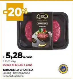 Coop TARTARE LA CHIANINA offerta