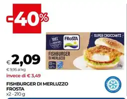 Coop FISHBURGER DI MERLUZZO FROSTA offerta