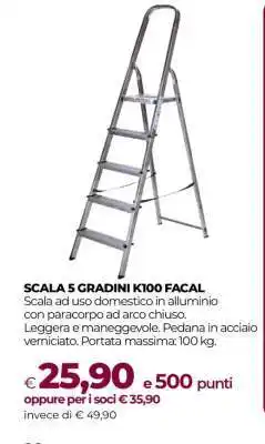 Coop SCALA 5 GRADINI K100 FACAL offerta