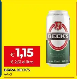 Coop Birra Beck's offerta