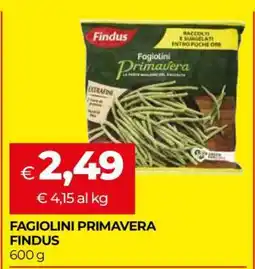 Coop Fagiolini Primavera Findus offerta