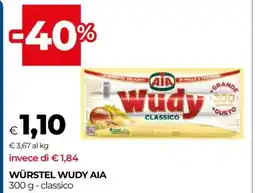 Coop WÜRSTEL WUDY AIA offerta
