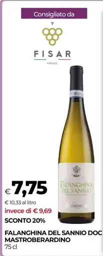Coop Falanghina del Sannio DOC Mastroberardino offerta