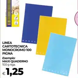 Coop LINEA CARTOTECNICA MONOCROMO 100 PIGNA offerta