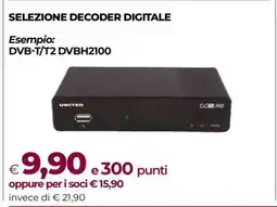 Coop SELEZIONE DECODER DIGITALE offerta