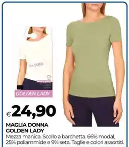Coop MAGLIA DONNA GOLDEN LADY offerta