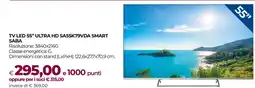 Coop TV LED 55'' ULTRA HD SA55K79VDA SMART SABA offerta