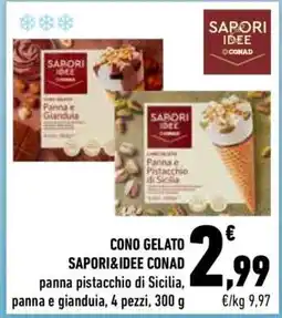 Conad CONO GELATO SAPORI&IDEE CONAD offerta