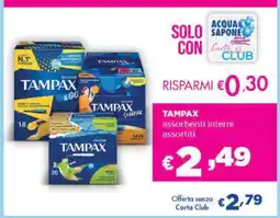 Acqua & Sapone Tampax offerta