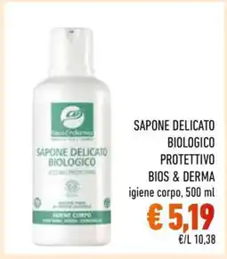 Conad SAPONE DELICATO BIOLOGICO PROTETTIVO BIOS & DERMA offerta
