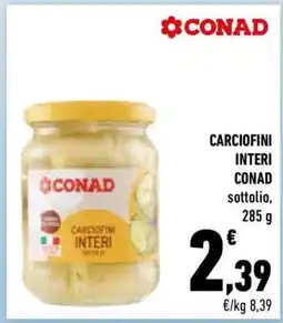 Conad CARCIOFINI INTERI CONAD offerta