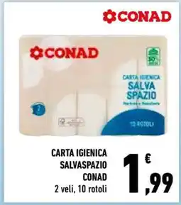 Conad CARTA IGIENICA SALVASPAZIO CONAD offerta