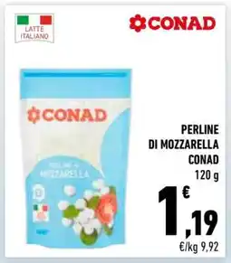 Conad PERLINE DI MOZZARELLA CONAD offerta