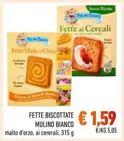 Conad Fette Biscottate Mulino Bianco offerta