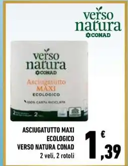 Conad Asciugatutto Maxi Ecologico Verso Natura Conad offerta