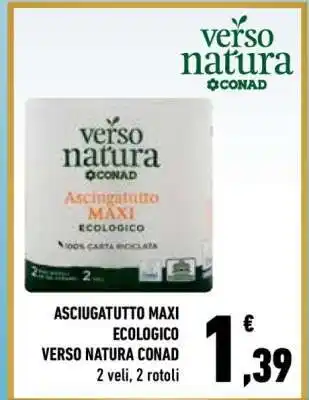Conad Asciugatutto Maxi Ecologico Verso Natura Conad offerta