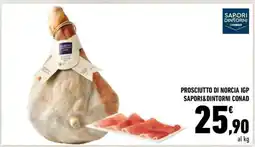 Conad PROSCIUTTO DI NORCIA IGP SAPORI&DINTORNI CONAD offerta