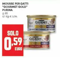 Panorama Mousse per gatti "gourmet gold" PURINA offerta