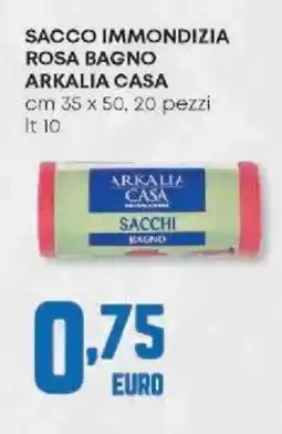 Panorama Sacco immondizia rosa bagno ARKALIA CASA offerta