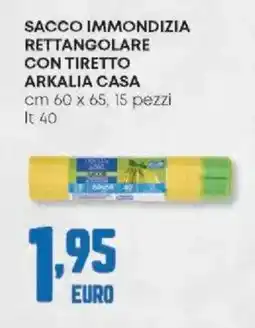 Panorama Sacco immondizia rettangolare con tiretto ARKALIA CASA offerta