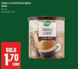 Panorama Orzo e caffè solubile PAM offerta