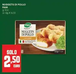 Panorama Nuggets di pollo PAM offerta