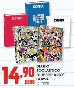 Panorama Diario scolastico "superdiario" COMIX offerta