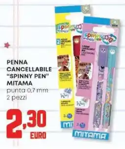 Panorama Penna cancellabile "spinny pen" MITAMA offerta
