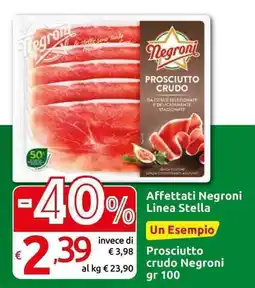 Carrefour Express Affettati Negroni Linea Stella offerta