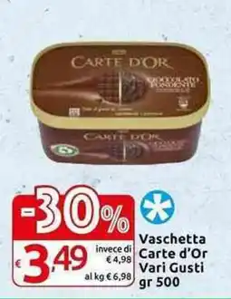 Carrefour Express Vaschetta Carte d'Or Vari Gusti offerta