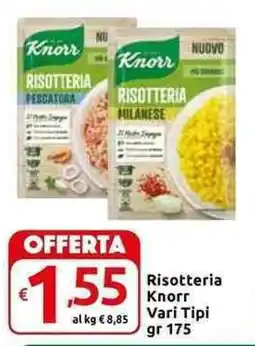 Carrefour Express Risotteria Knorr Vari Tipi offerta