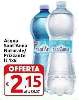 Carrefour Express Acqua Sant'Anna Naturale/ Frizzante offerta