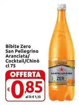 Carrefour Express Bibite Zero San Pellegrino Aranciata/ Cocktail/Chinò offerta