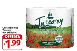 Carrefour Express Carta Igienica Tuscany 4 Maxi Rotoli offerta
