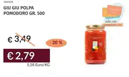 Prezzemolo e Vitale Giu giu polpa pomodoro offerta