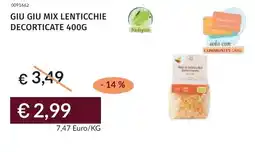 Prezzemolo e Vitale Giu giu mix lenticchie decorticate offerta