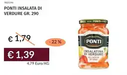 Prezzemolo e Vitale Ponti insalata di verdure offerta