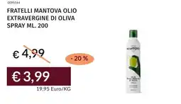 Prezzemolo e Vitale Fratelli mantova olio extravergine di oliva spray offerta