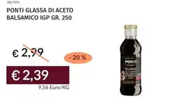 Prezzemolo e Vitale Ponti glassa di aceto balsamico igp offerta