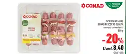 Conad Superstore Spiedini di suino conad percorso qualità formato convenienza offerta
